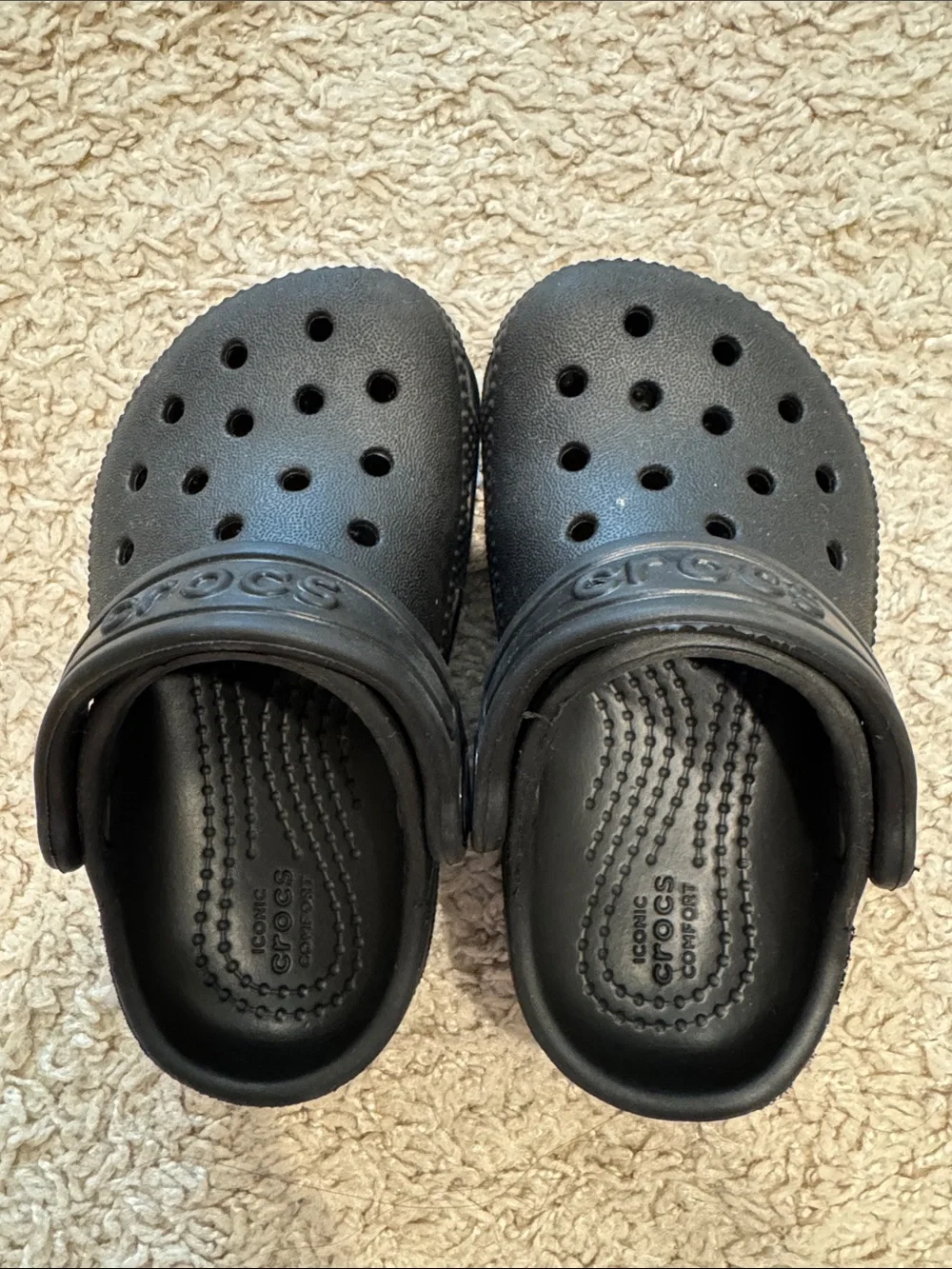 CROCS Kids Classic Clog - Black Size C5